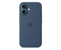 APPLE Silikonowe etui MagSafe do iPhone 16 denim - 1278581 - zdjęcie 2